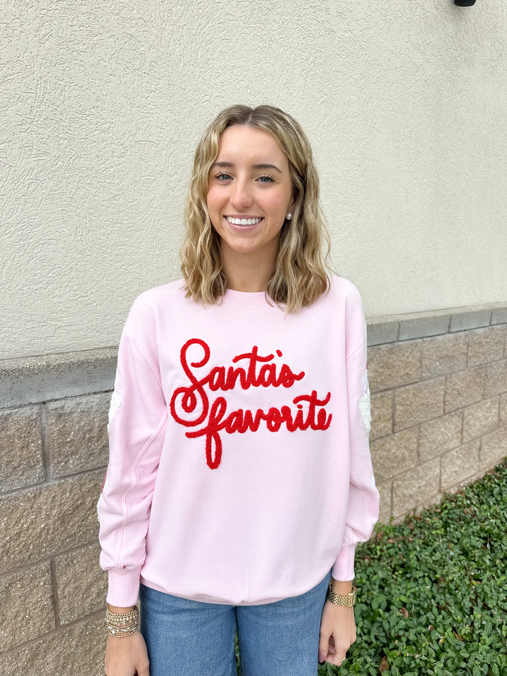 MS Sarah Sweatshirt - Santa’s Favorite