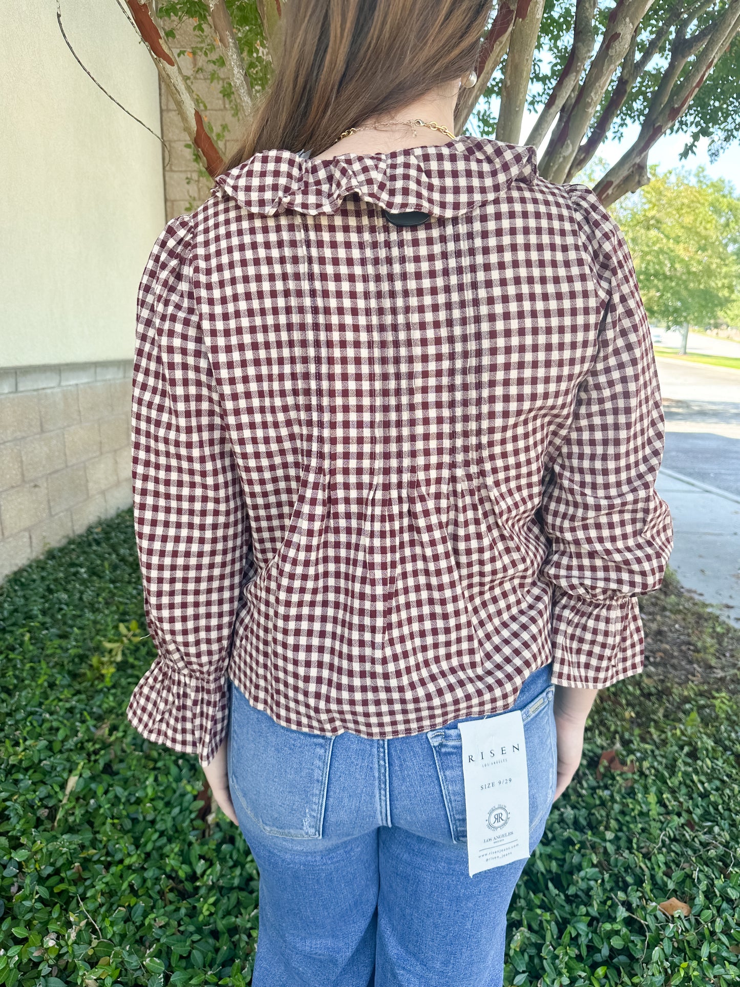Carol Gingham Top