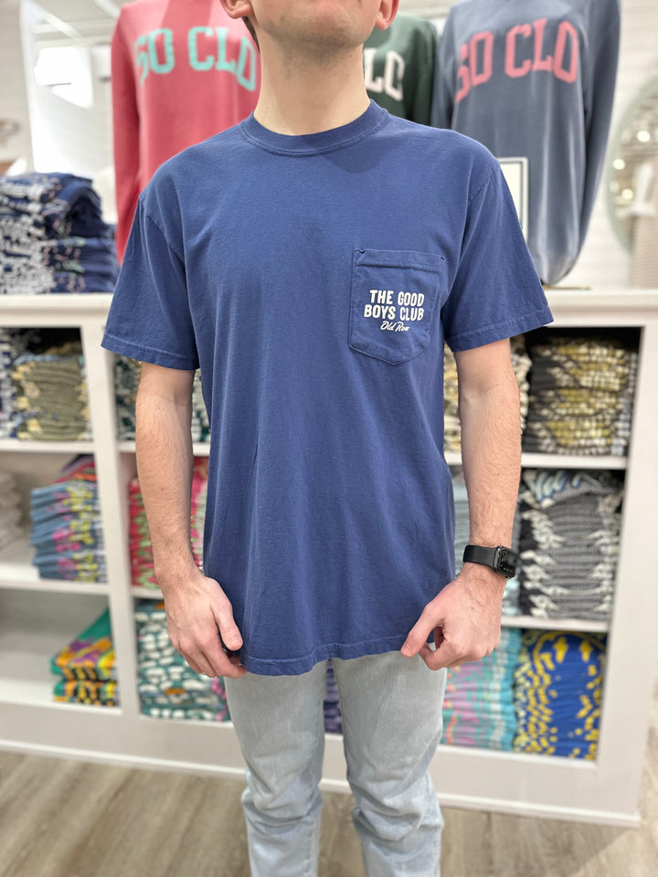 Old Row GBC Cowboy Retriever Pocket S/S T-Shirt - Midnight