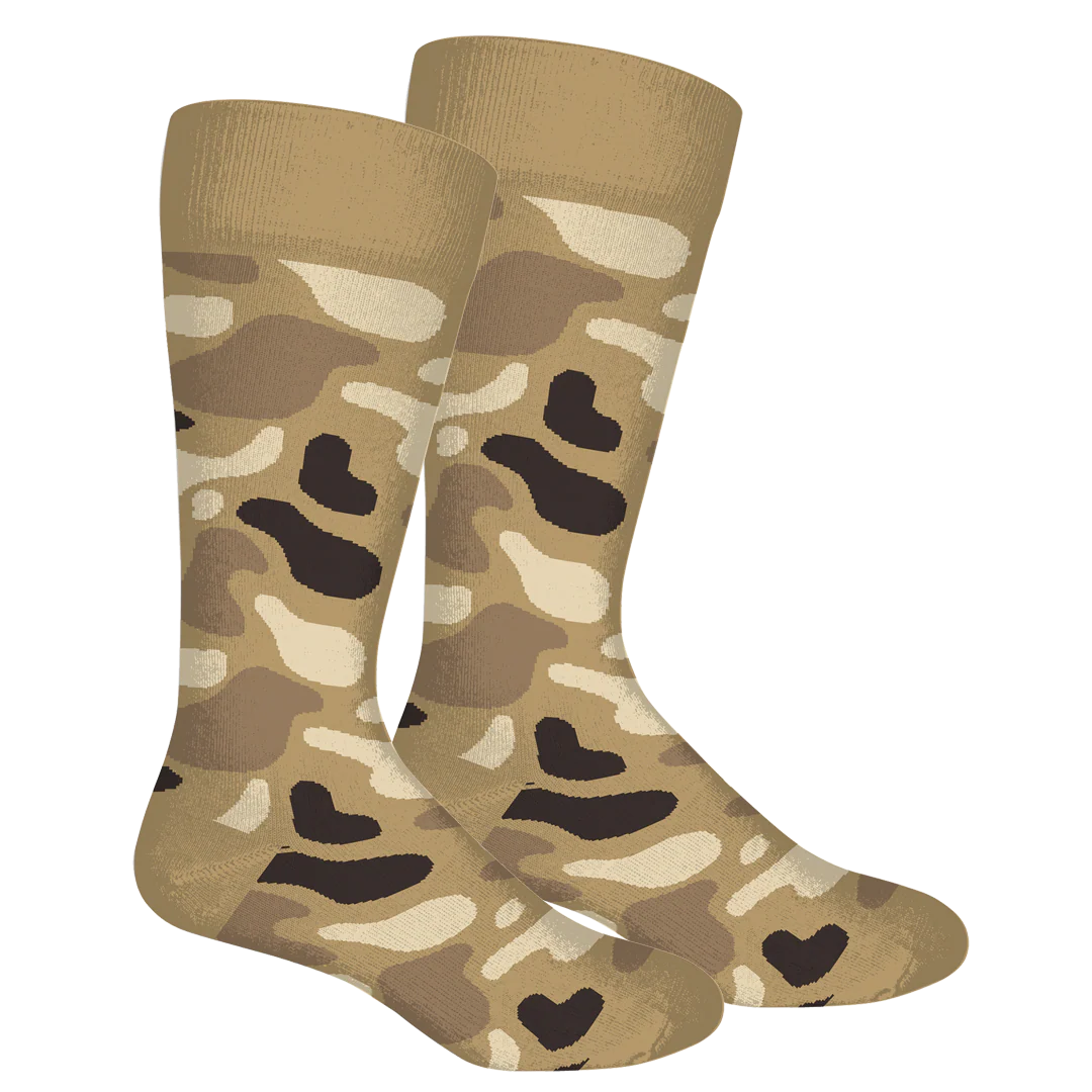 Brown Dog Socks - Old School Khaki