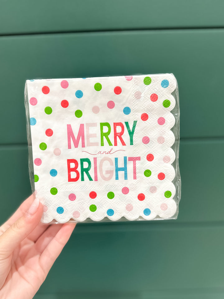 MS Cocktail Napkins - Merry & Bright