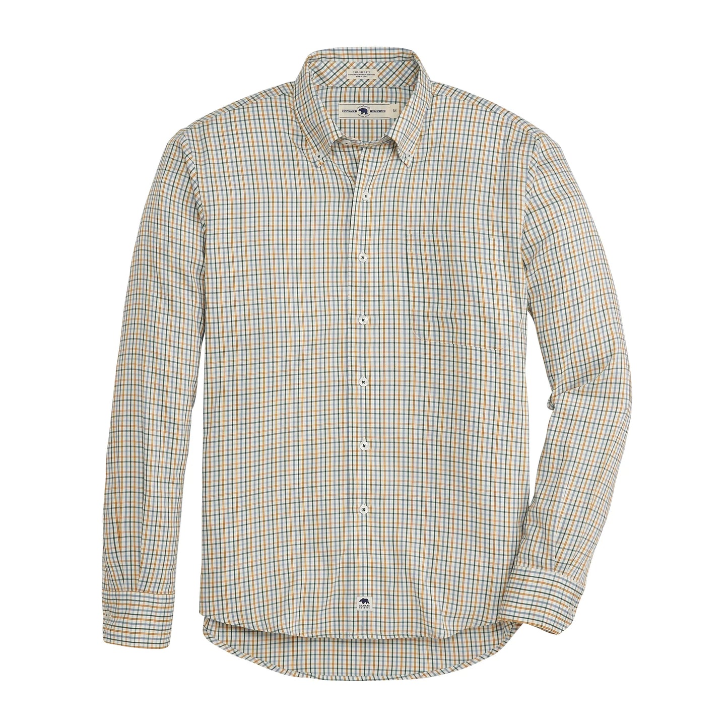 Onward Reserve Cypress Tailored Fit Brushed Performance Twill Button Down - Buckhorn