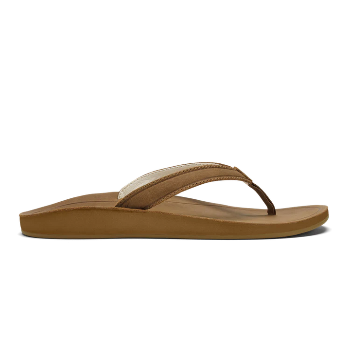 OluKai Women’s Southshore Waterproof Leather Sandal - Toffee|Toffee