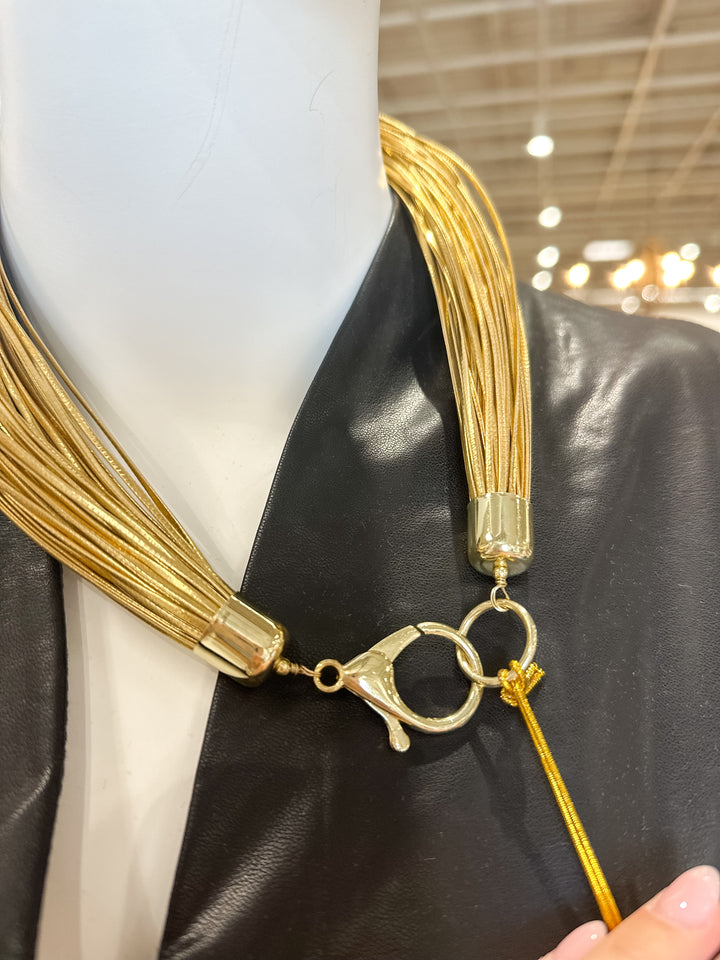 242 Gold Cable Necklace