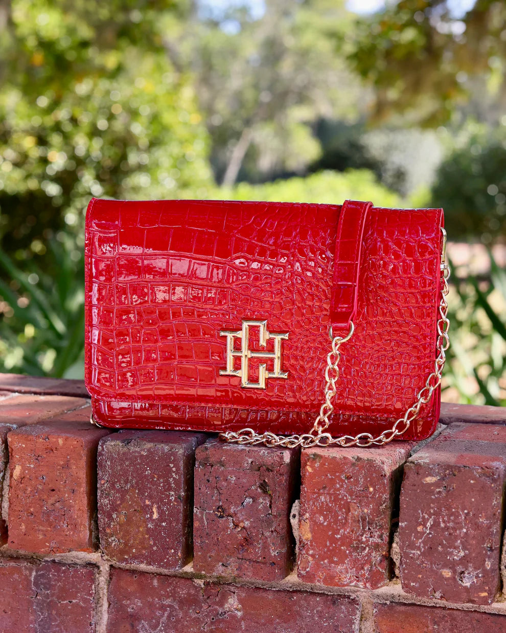 CH Bryn Clutch/Crossbody- Red Patent EC