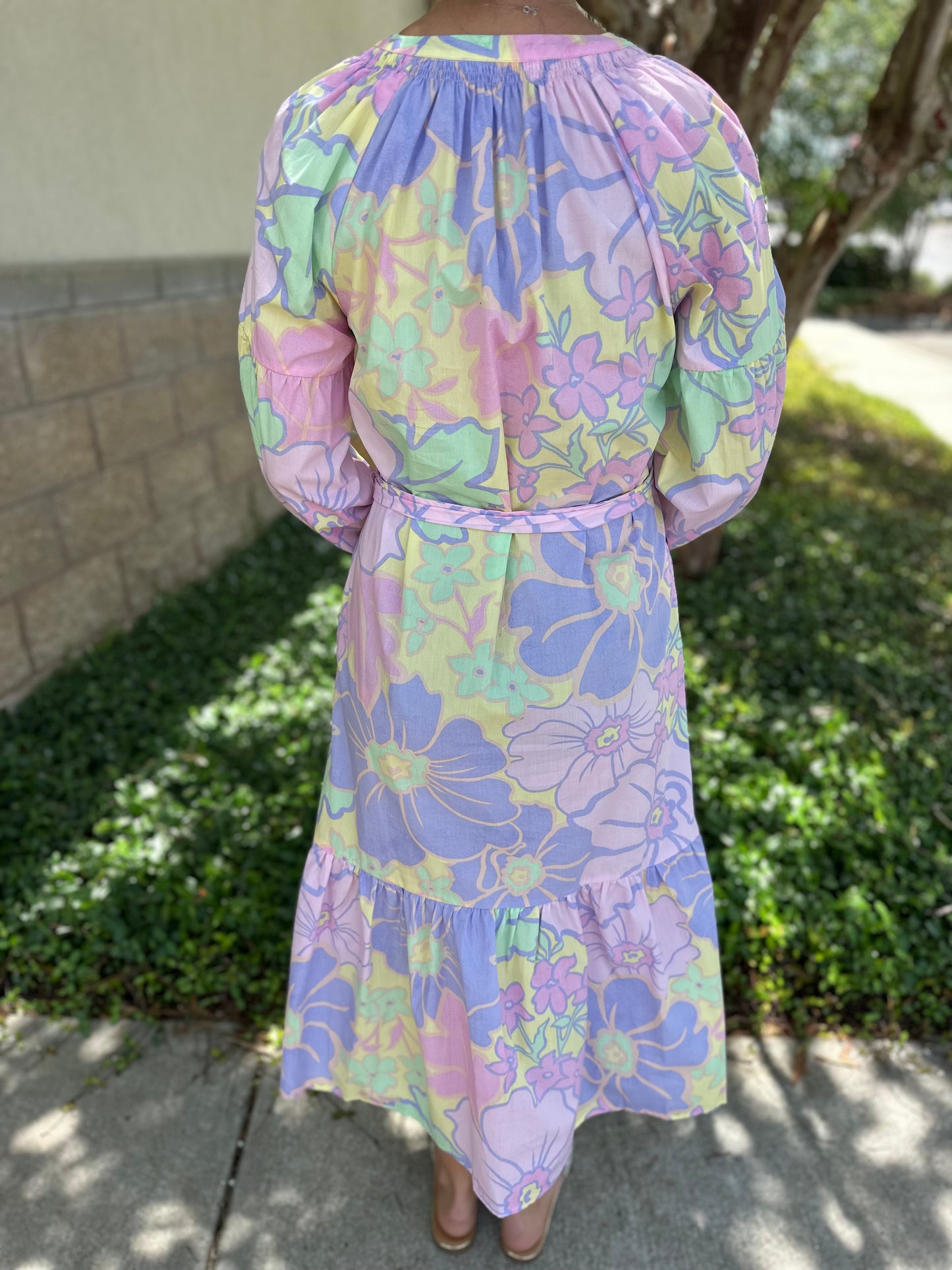 Darla Pastel Midi Dress