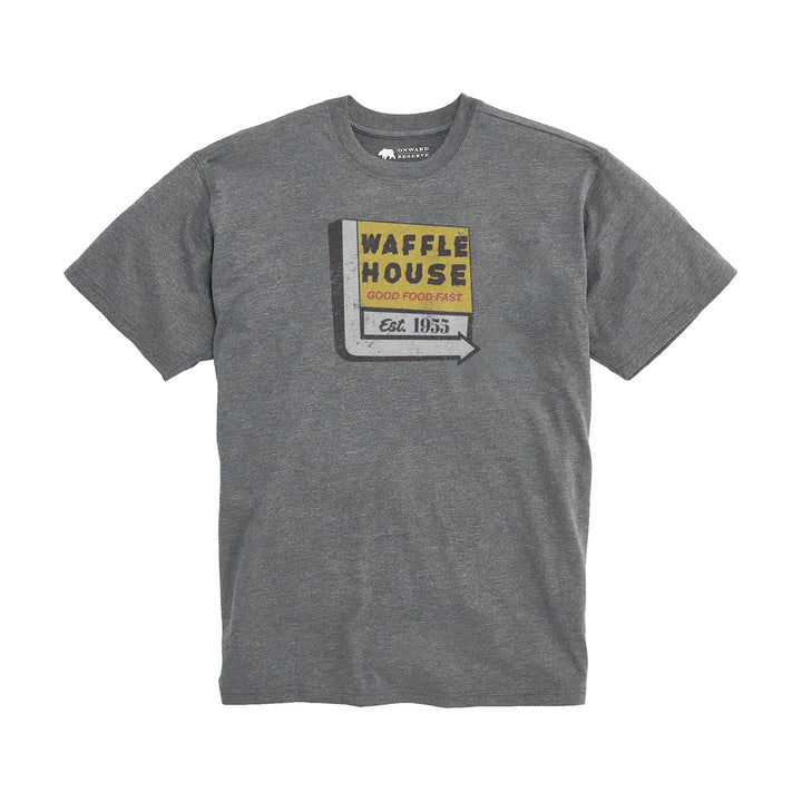 Onward Reserve Waffle House Marquee Vintage Wash Tee - Granite