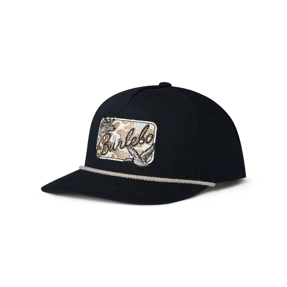 Burlebo Camo Patch Hat - Black