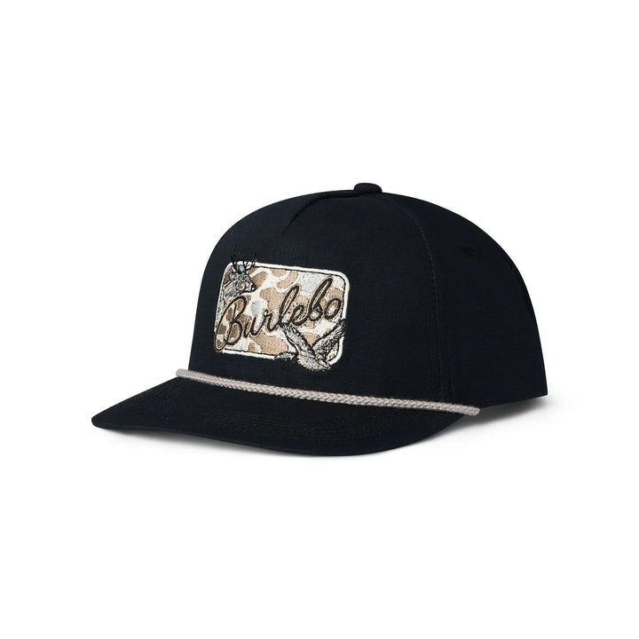 Burlebo Camo Patch Hat - Black