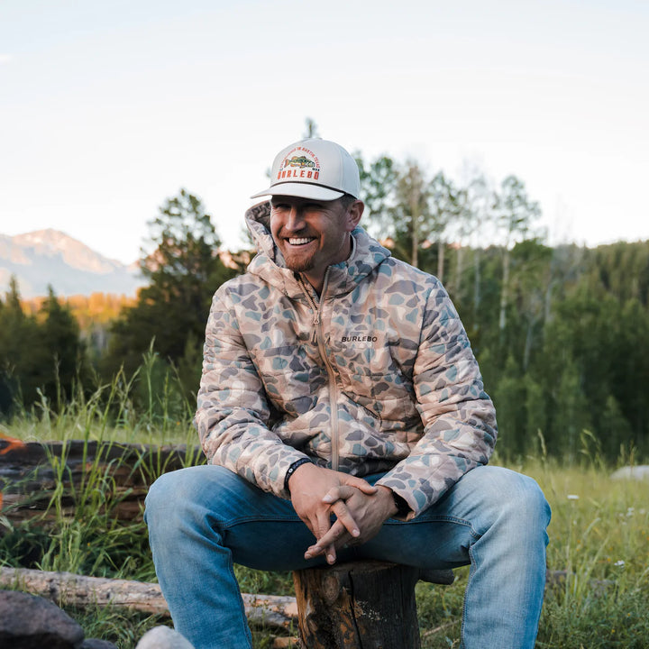 Burlebo Men’s Puffer Jacket - Pintail Camo