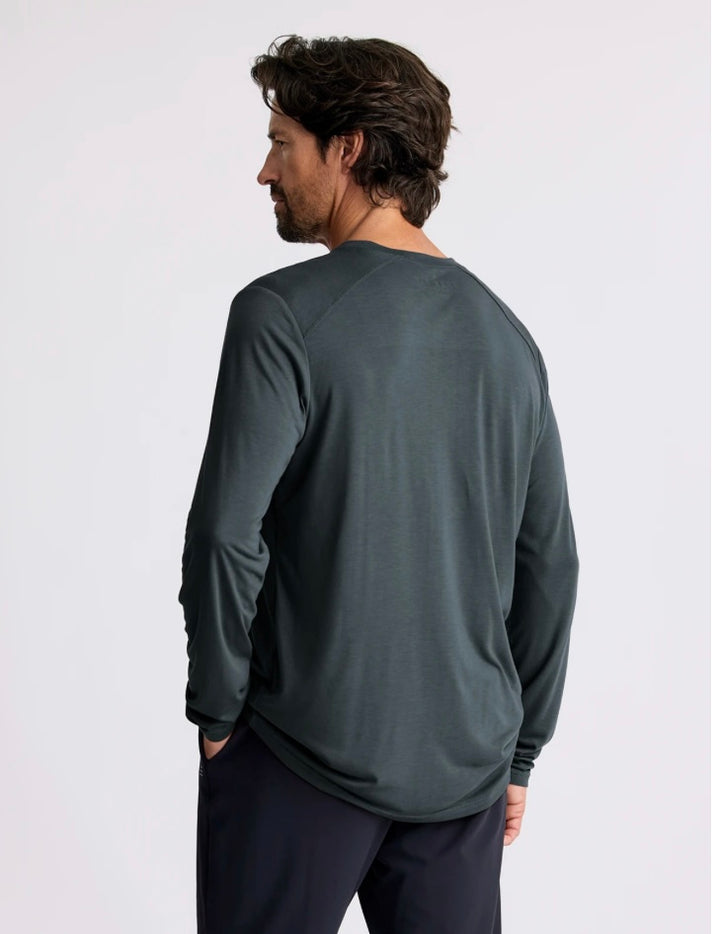 Free Fly Men’s Bamboo Lightweight Long Sleeve - Midnight