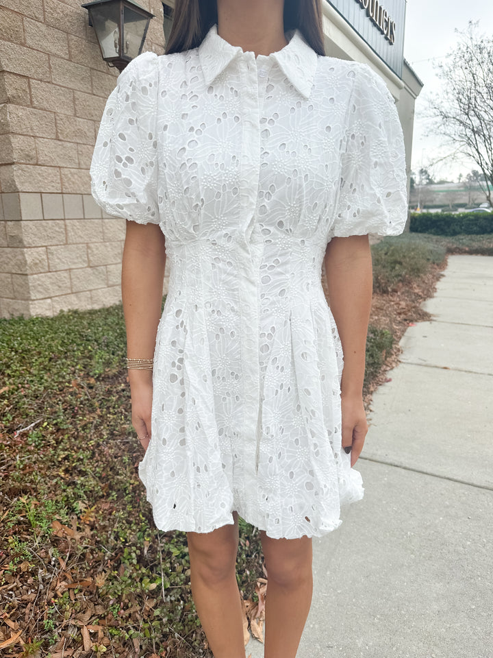 Lillian Eyelet Dress