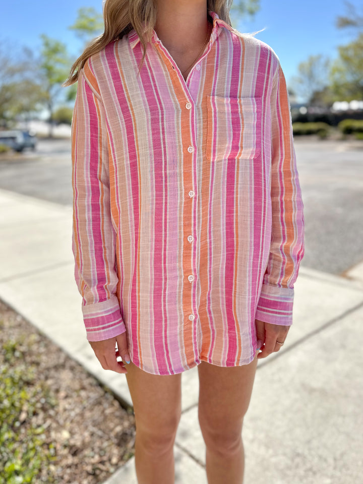 Saturdays Stripe Shirt- Multicolor