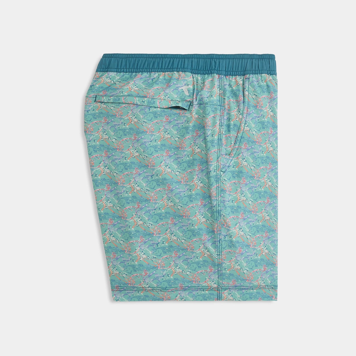 Genteal S26 Marina Performance Swim Shorts - Teal Shoreline Catch