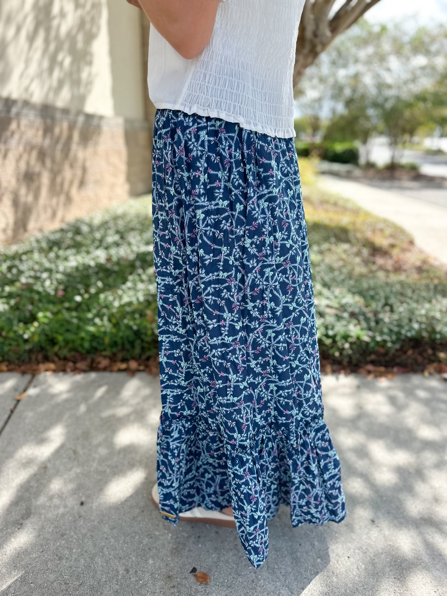 Ophelia Maxi Skirt - Blue Ribbon