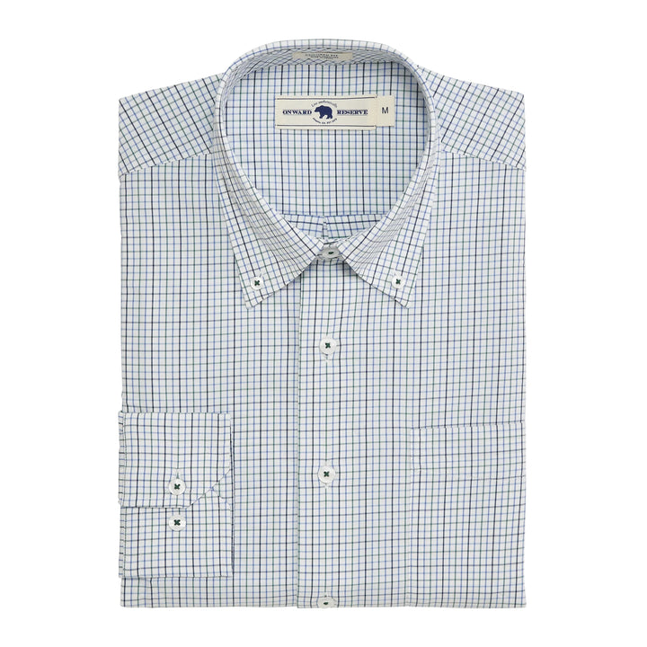 Onward Reserve Barrel Tailored Fit Performance Shirt - Smoke Pine