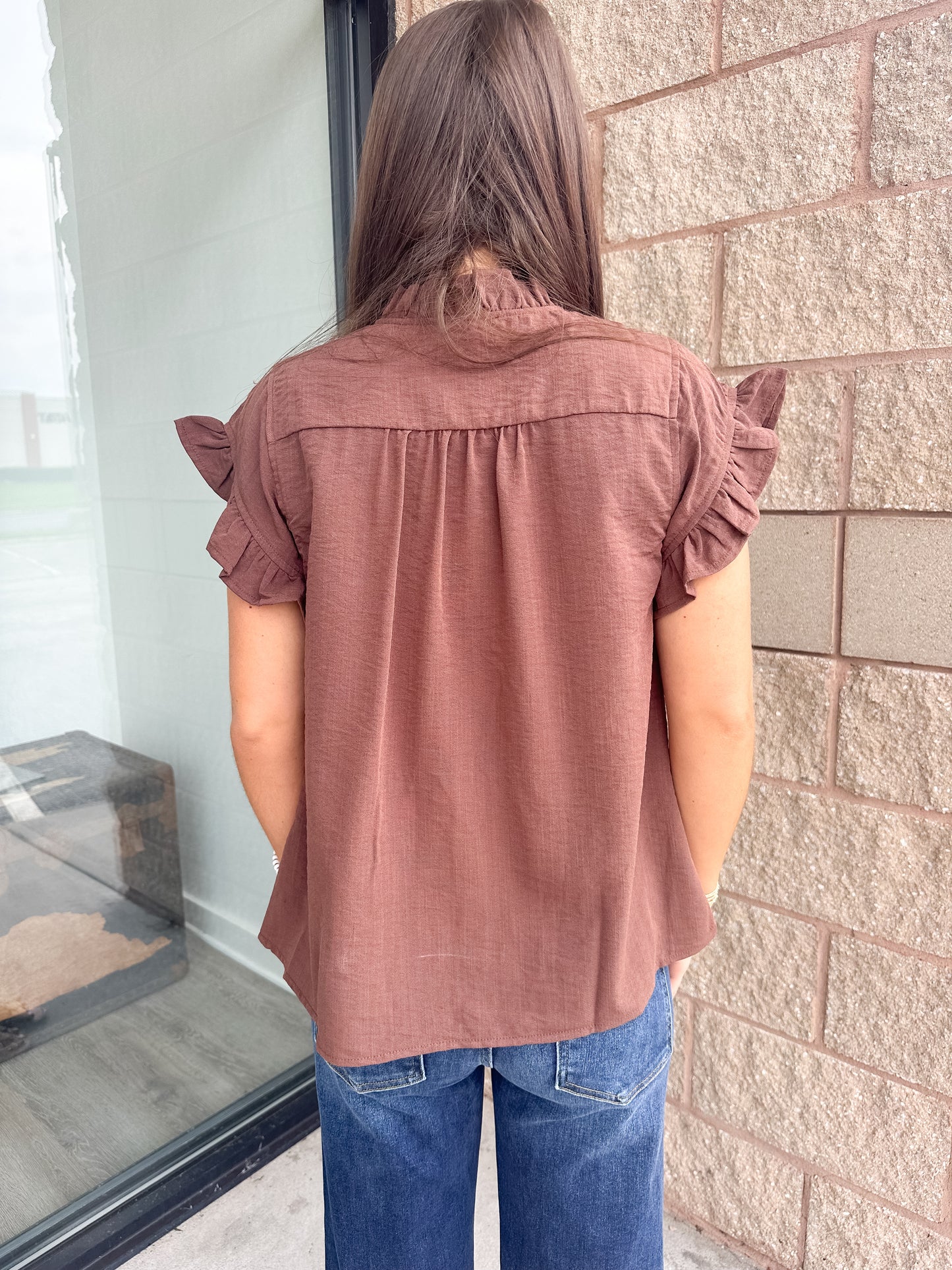 Luna Ruffle Top