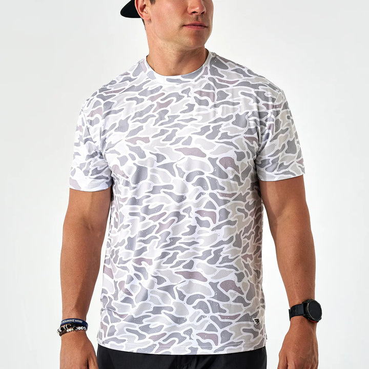 Burlebo Men’s Go To Tee - White Camo