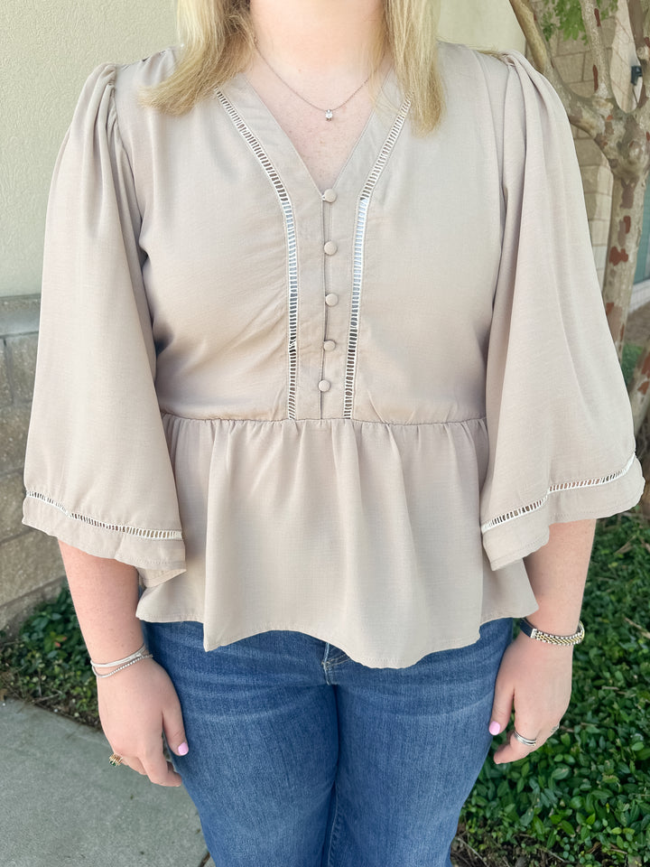 Monroe Top - Doeskin