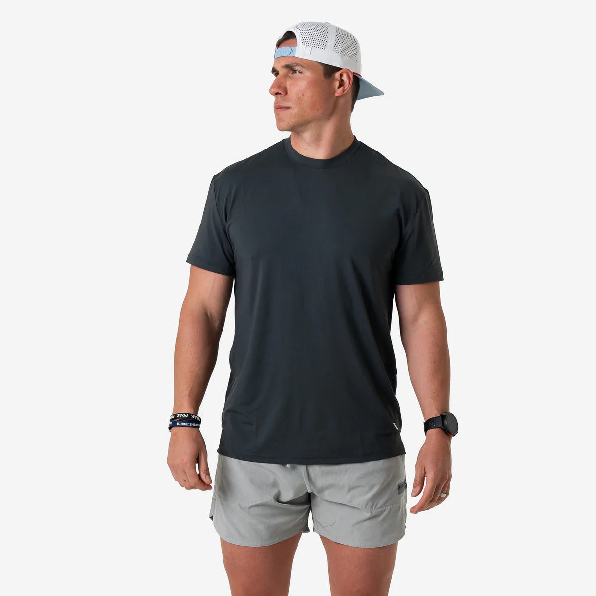 Burlebo Mens S26 Go To Tee - Gun Metal Grey