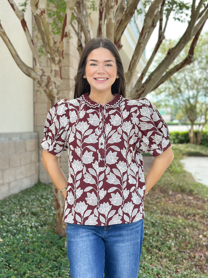 Autumn Leaves Blouse