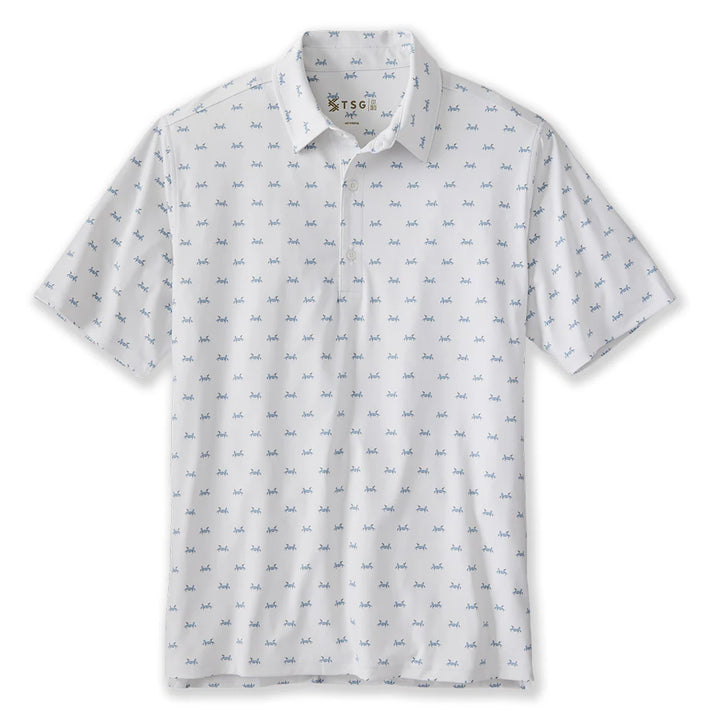 TSG Men’s Topper Performance Polo - Ivory Crab Grass