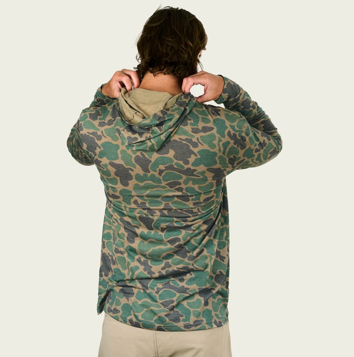 Marsh Wear Men’s Buxton Hagood Tech Hoodie - Green Mallard Camo