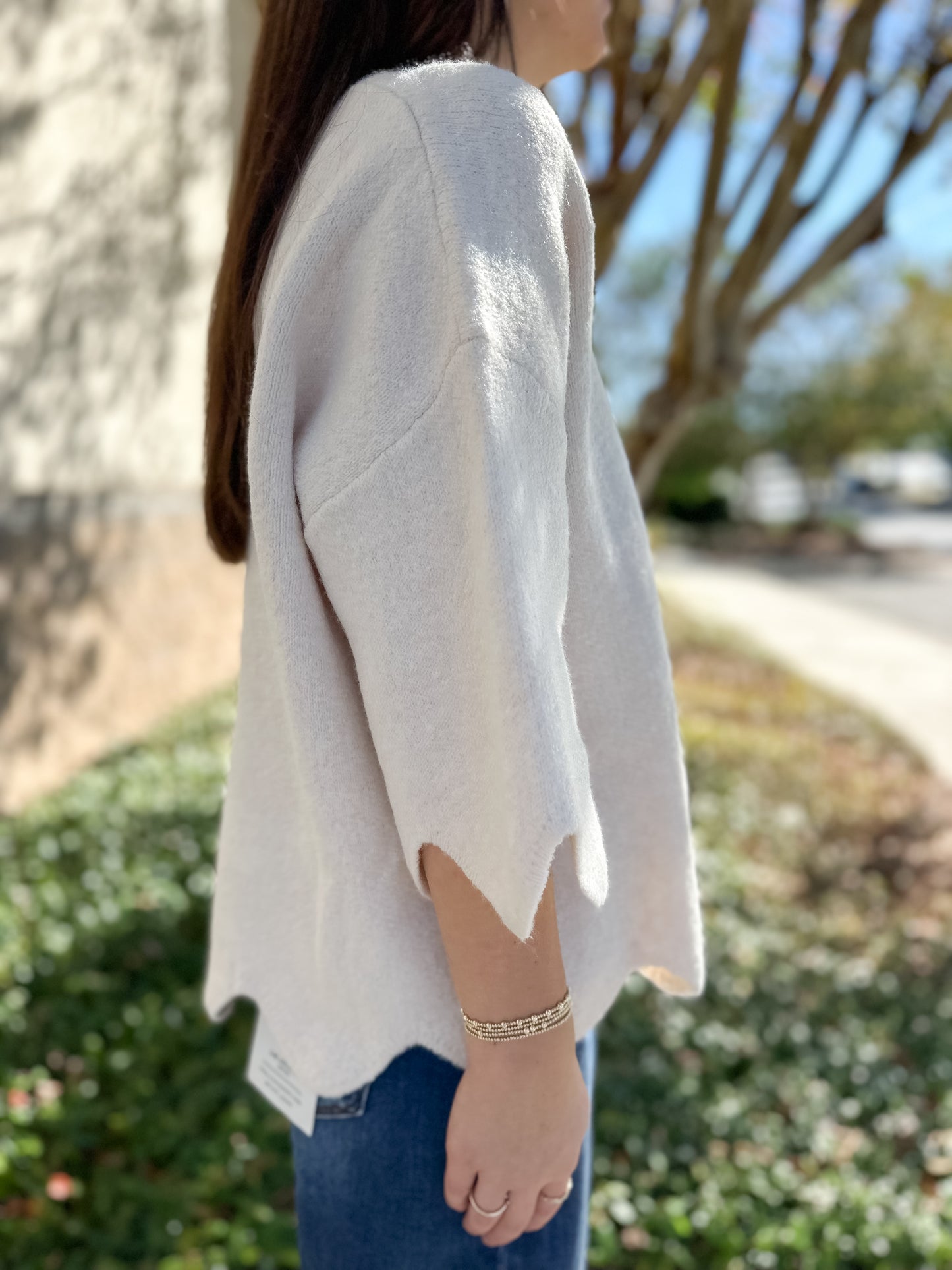 Mason Scalloped Sweater
