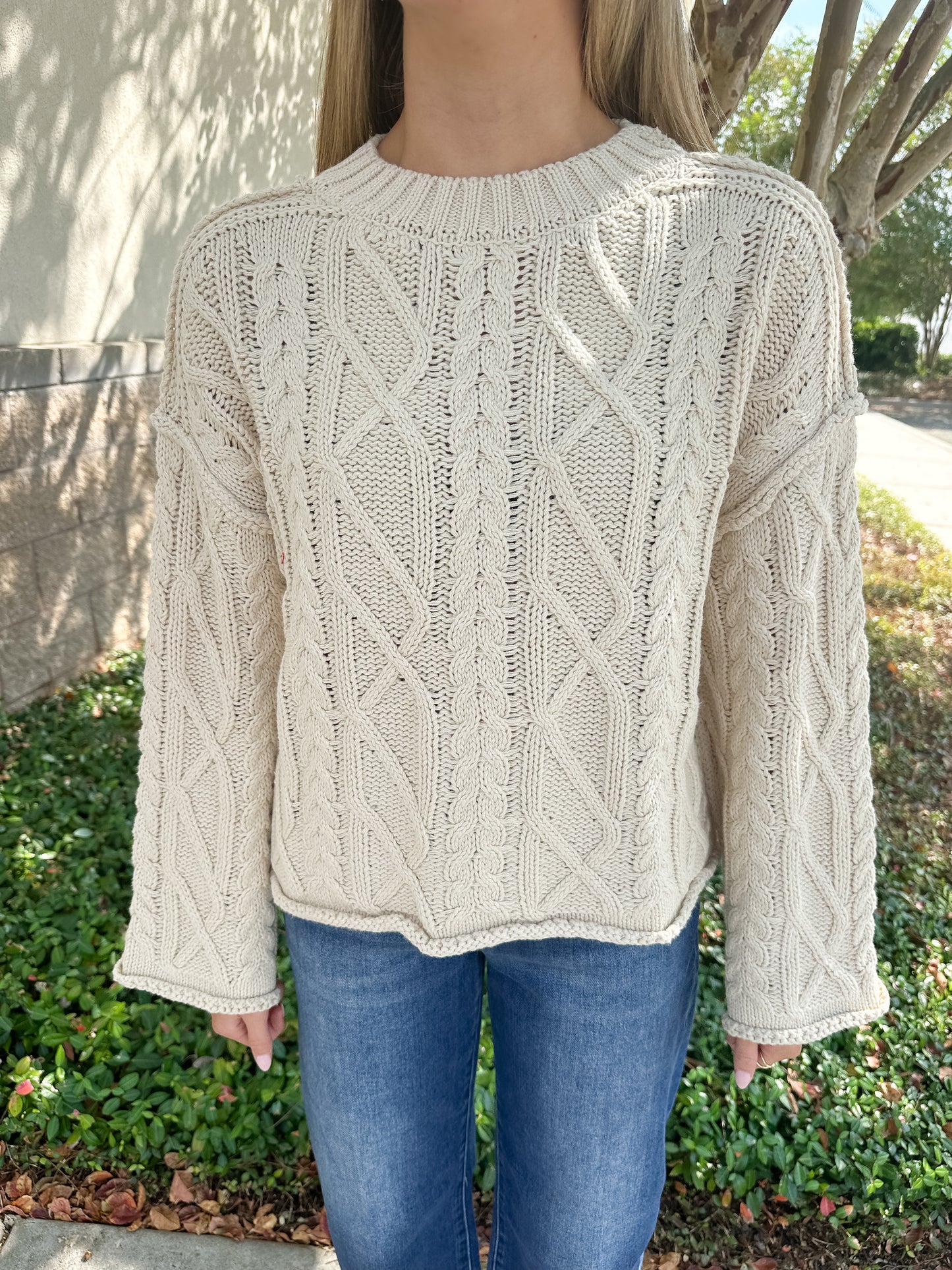 Amber Cable Knit Sweater