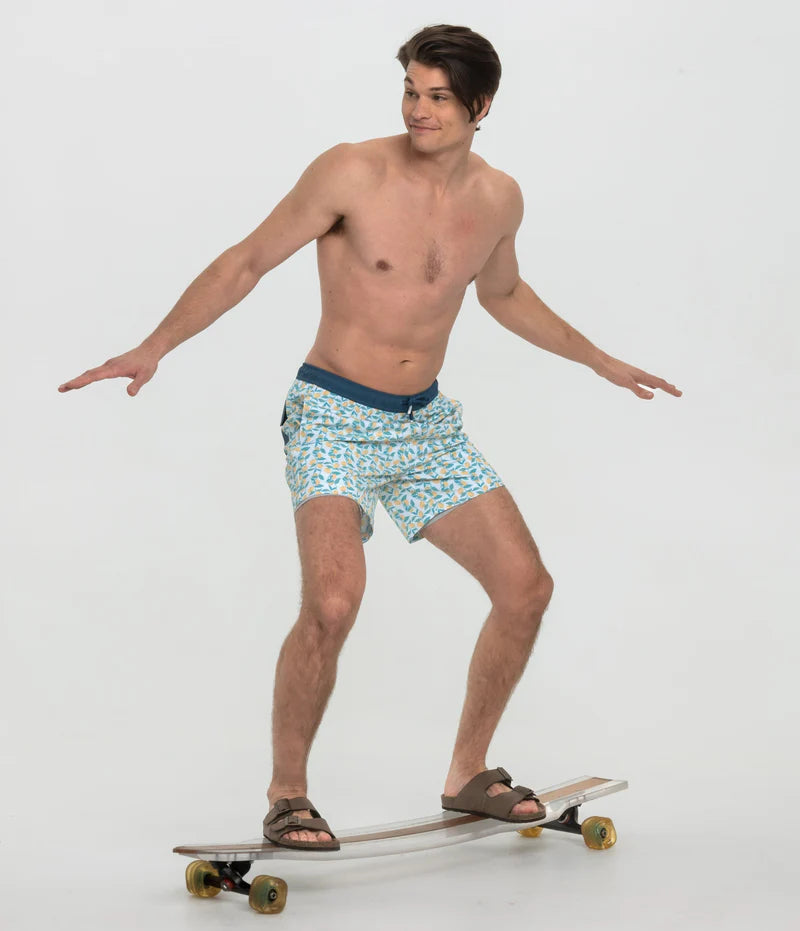 SSCO Men’s Swim Shorts - Lemon Squeezy
