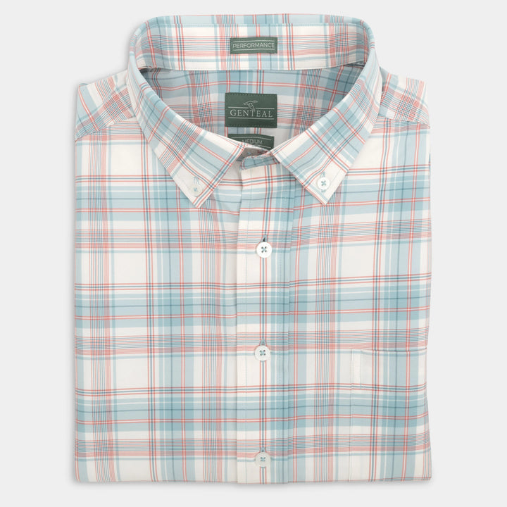 Genteal Spring ‘25 Clayton LiteTec® Sport Shirt - Fireweed