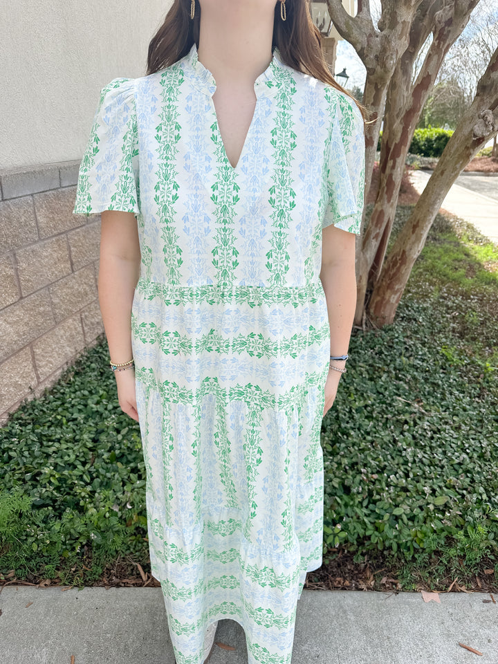 Ivy Dress - Heirloom Vine Green