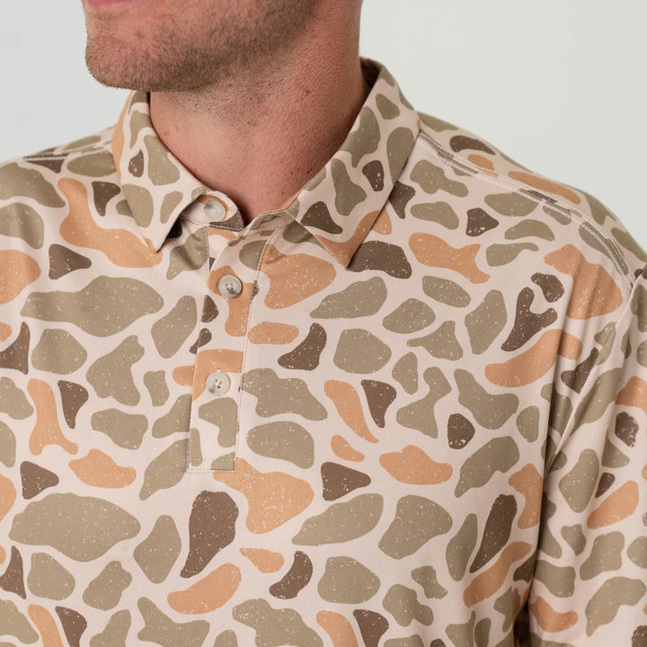 Men’s Burlebo Performance Polo - Venado Camo