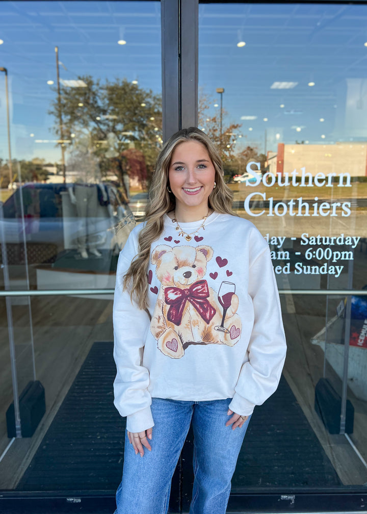 Wine Bear Sweatshirt