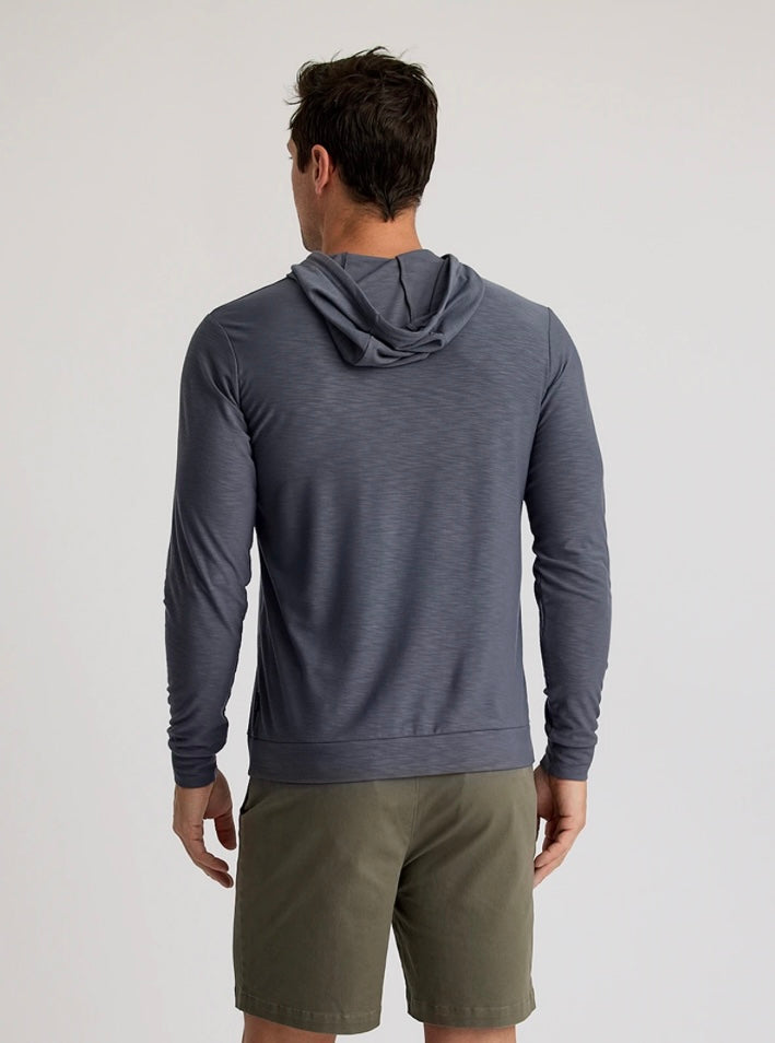 Free Fly Men’s Bamboo Slub Hoodie II - Storm Cloud
