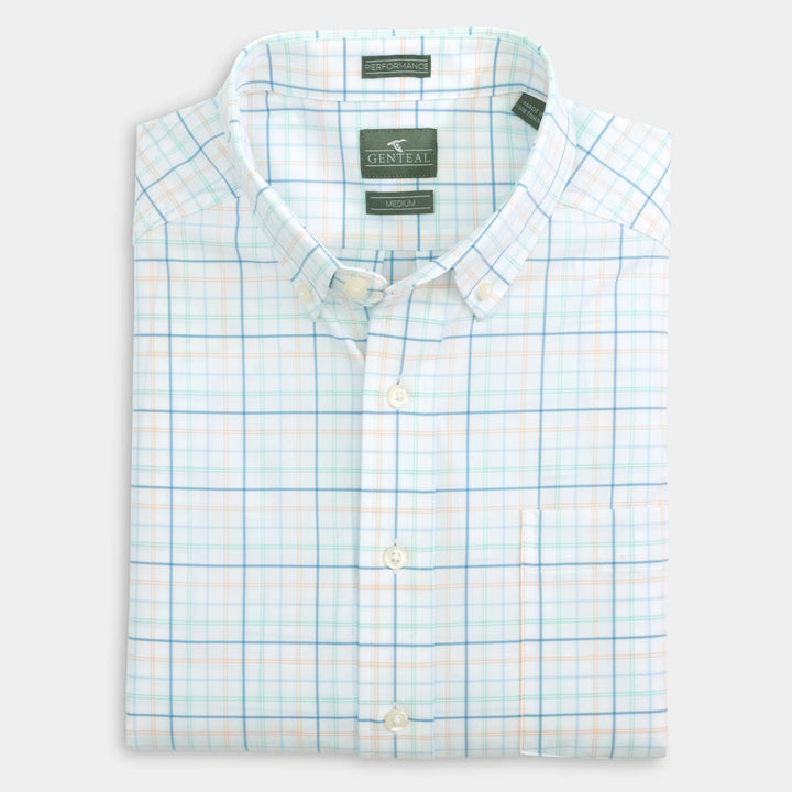 Genteal S26 Hollows Performance Sport Shirt - Nantucket Breeze