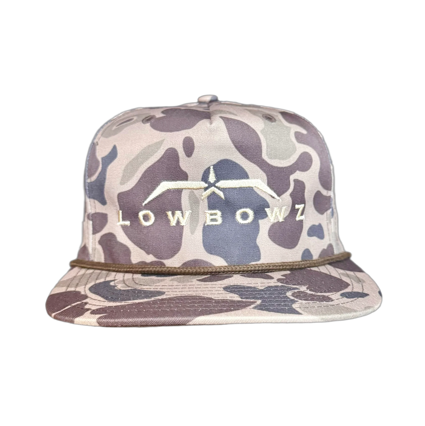 Low Bowz Brown Duck Camo Hat