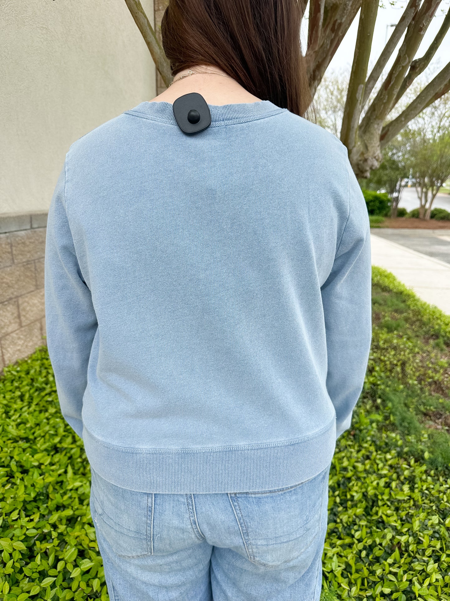 Daily Knit Denim Cardigan - Ocean Air Indigo