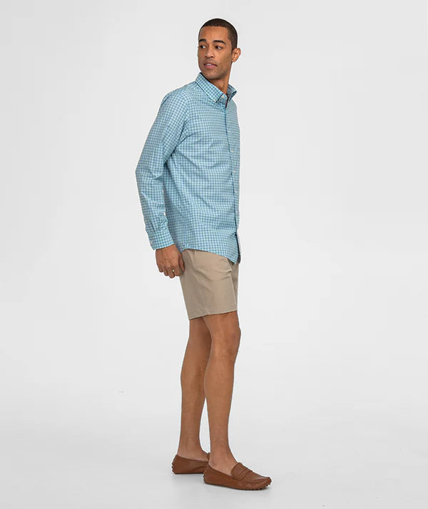 SSCO Men’s Graymont Gingham L/S Button Down - Tide Pool
