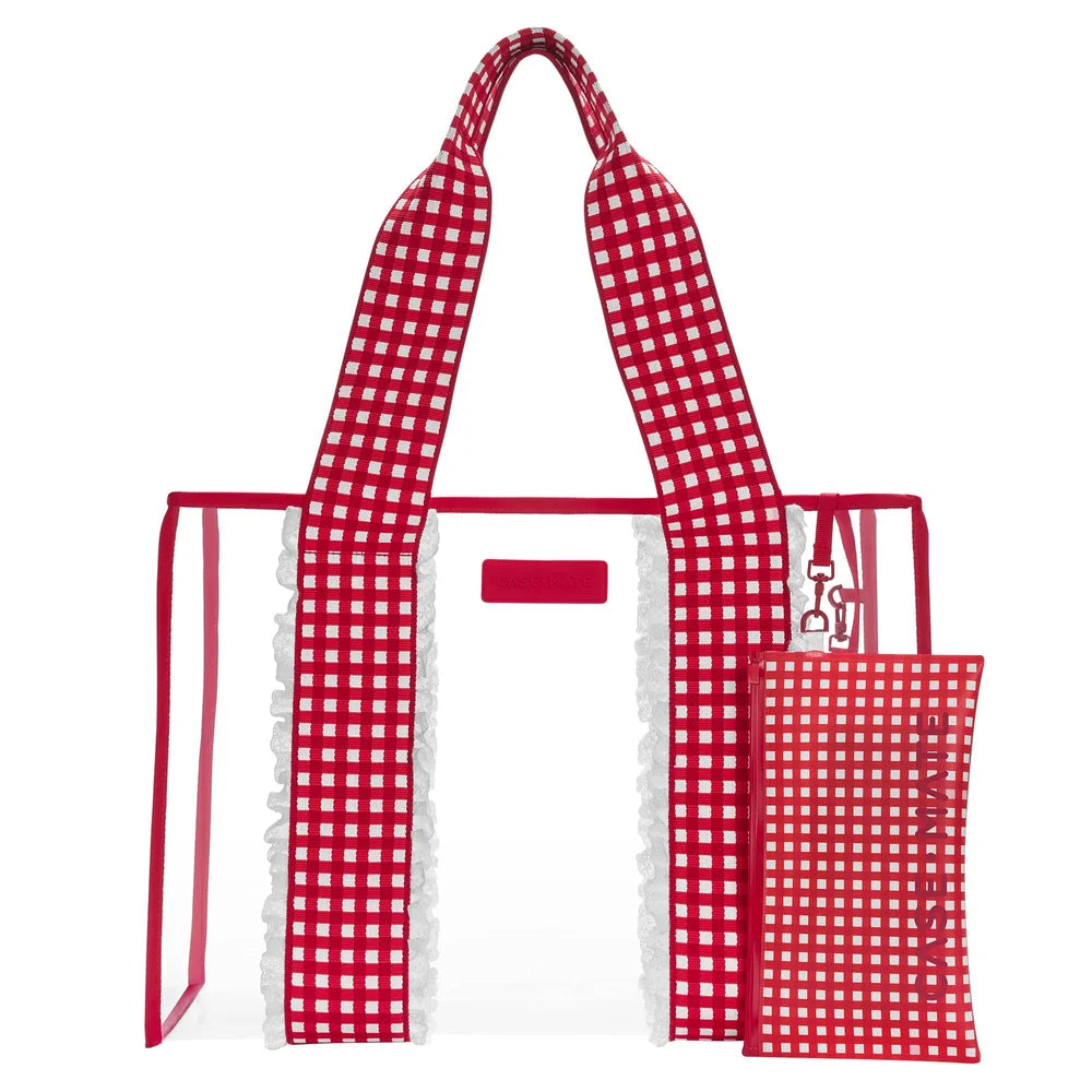 Case-Mate Jelly Tote Bag - Cherry Gingham
