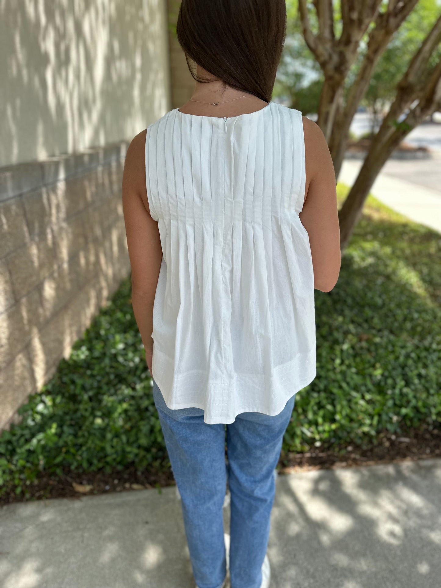 Ramona Pleated Tank