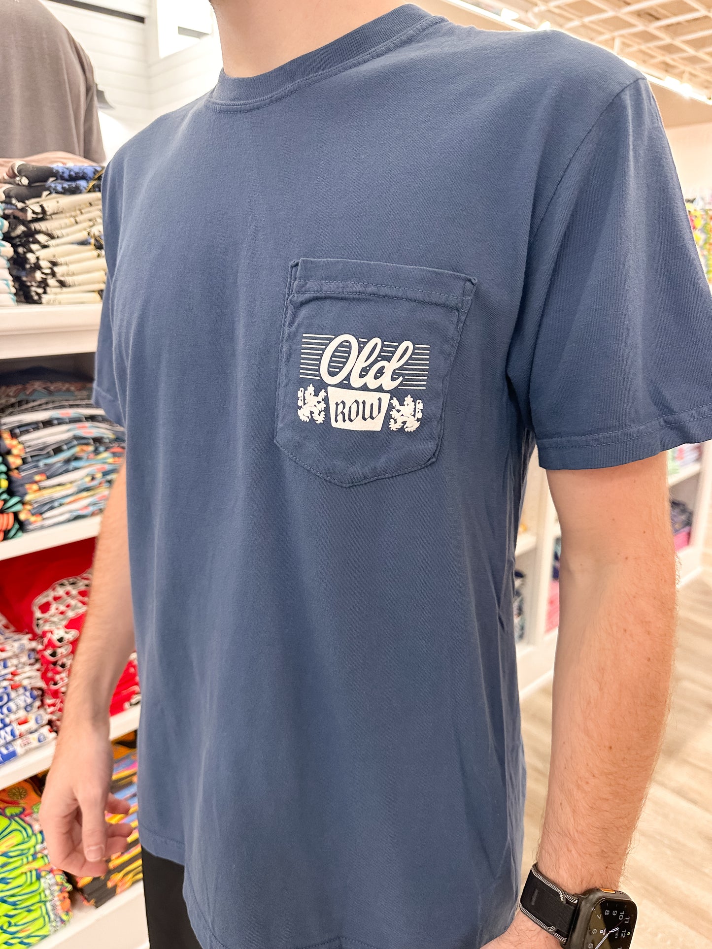 Old Row Outdoors Banquet S/S Pocket T-Shirt - Midnight