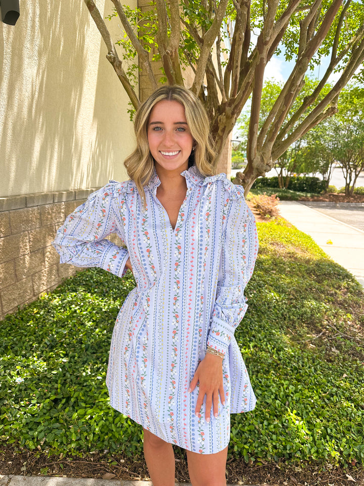 Marty Floral Vine Dress