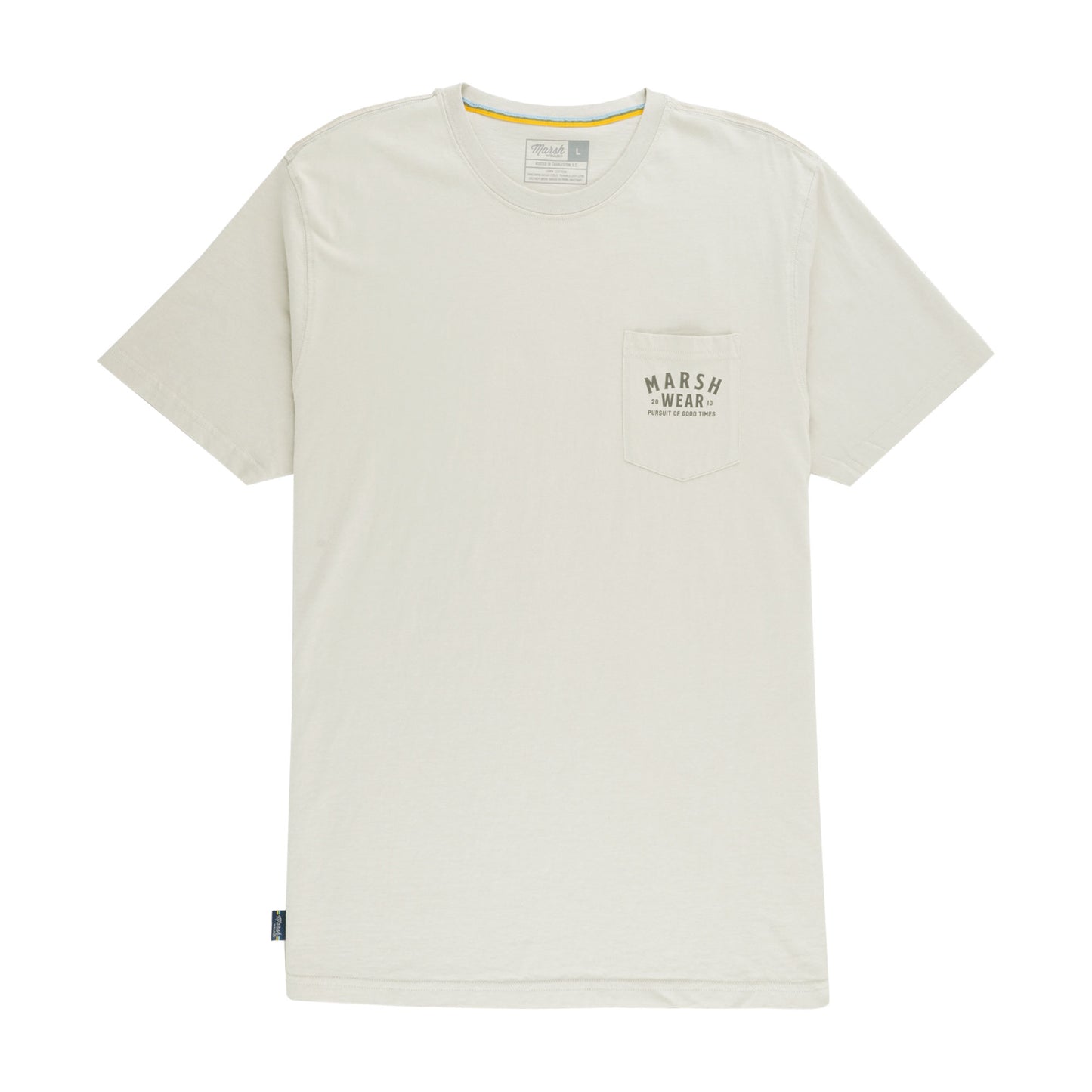 Marsh Wear Men’s S26 Alton Camo S/S Pocket T-Shirt - Stone