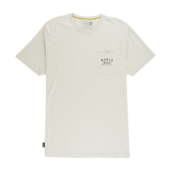 Marsh Wear Men’s S26 Alton Camo S/S Pocket T-Shirt - Stone