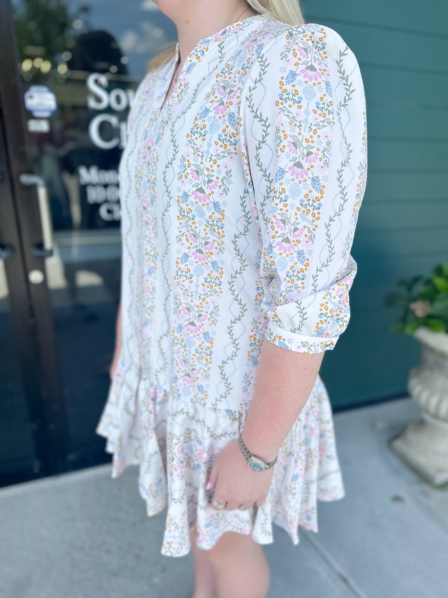 Naomi Dress - Ivy Lane Ivory