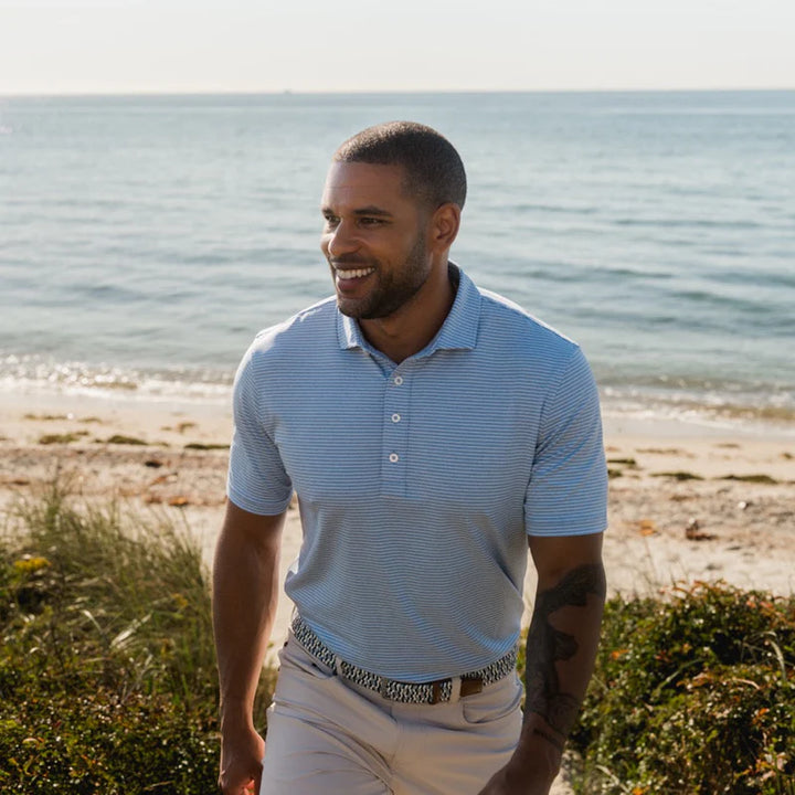 Genteal S26 Davis Performance Polo - Niagara