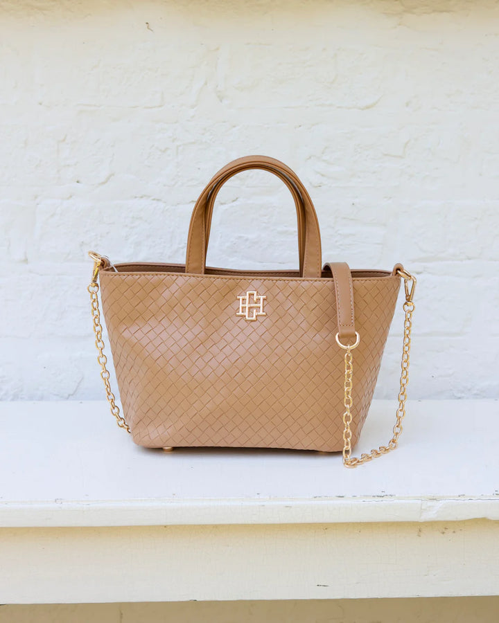 CH Maren Mini Tote - Woven Tan