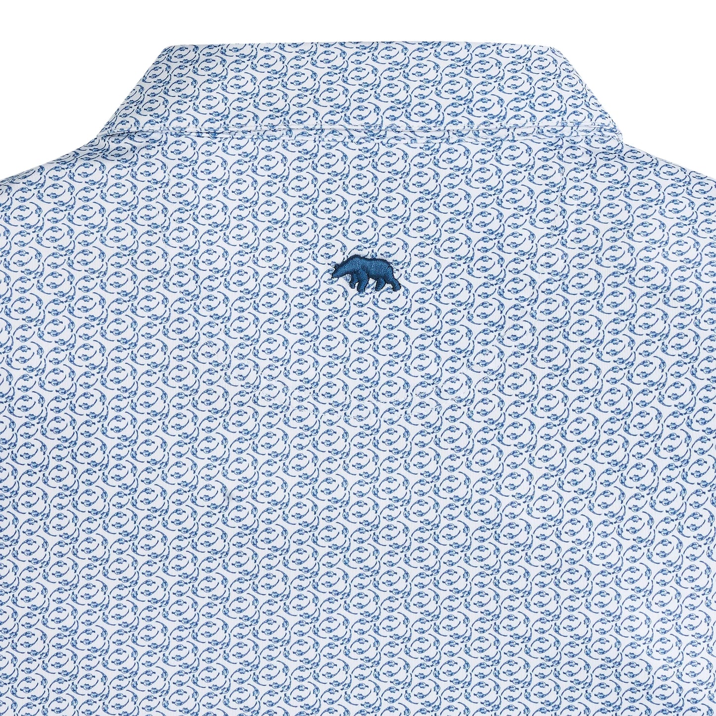 Onward Reserve Bevy Printed Performance Polo - Blue Horizon