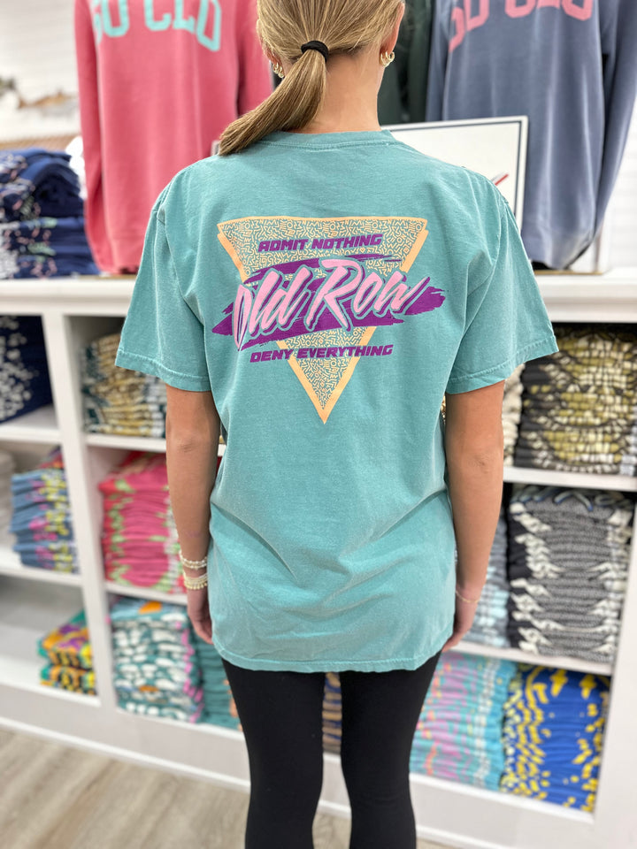 Old Row Retro Triangle Pocket S/S T-Shirt - Seafoam